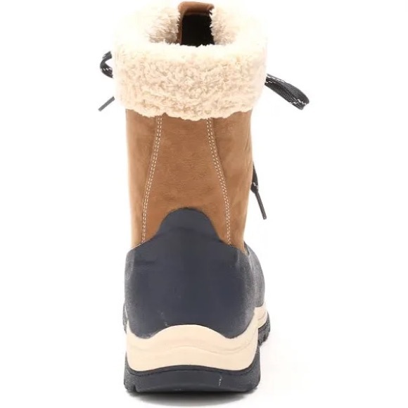 Muck Boots Otter/Navy Women's Arctic Apres Lace Mid Boot - Picture 3 of 3